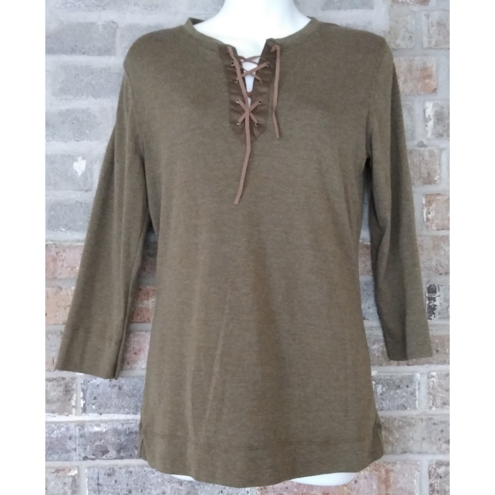 NWT Ralph Lauren tan blouse